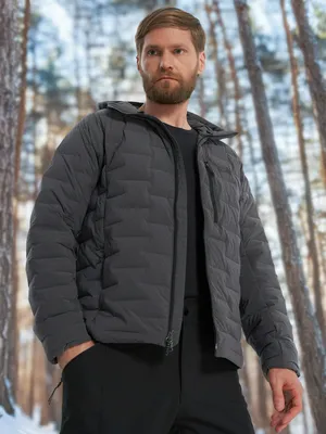 Пуховик Mountain Hardwear Stretchdown Hoody, серый, арт. 2104491MHW-007