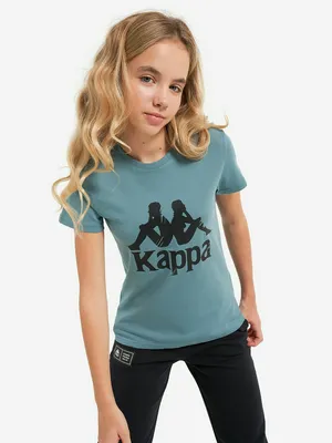 Футболка для девочек Kappa, синий, арт. 137573KAP-S3