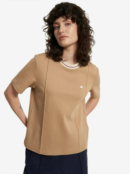 Футболка женская Robe di Kappa, бежевый, арт. 136906R2Y-T1