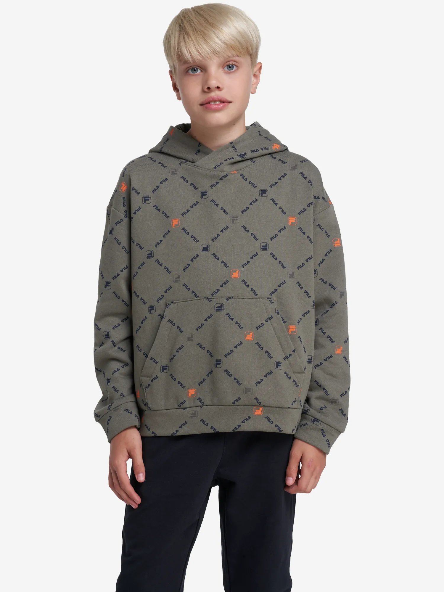 Худи для мальчиков FILA, зеленый, арт. 123771FLA-U1