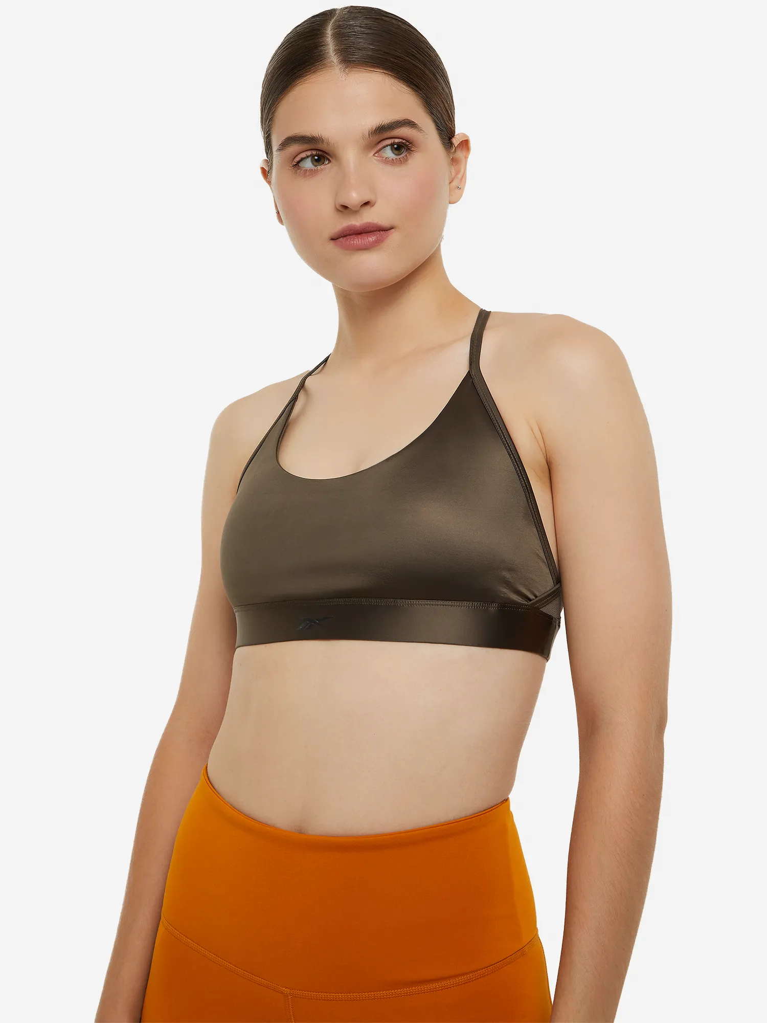Топ бра спортивный Reebok Lux, коричневый, арт. IL4590R00