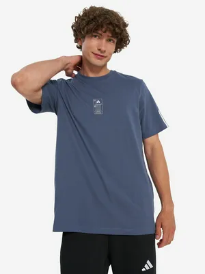Футболка мужская adidas Stad Ticket, синий, арт. JM6472A01