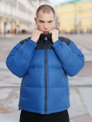 Пуховик мужской, голубой, арт. W552349306-7W361