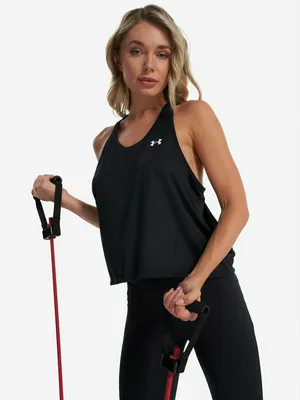 Майка женская Under Armour Tech Swing Tank, черный, арт. 1389854U0F-001