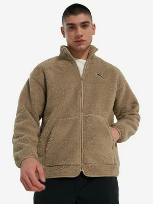 Джемпер флисовый PUMA Ess Elevated, коричневый, арт. 688259P0P-55
