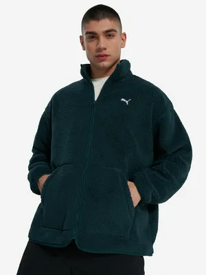 Джемпер флисовый PUMA Ess Elevated, зеленый, арт. 688259P0P-75