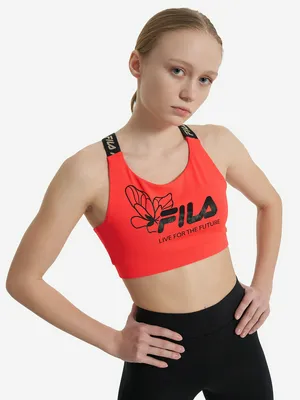 Топ бра спортивный для девочек FILA, розовый, арт. 134534FLA-80