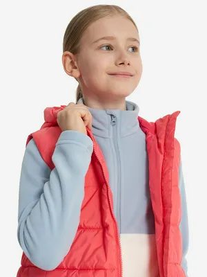 Жилет утепленный для девочек Outventure, розовый, арт. 129507OUT-81
