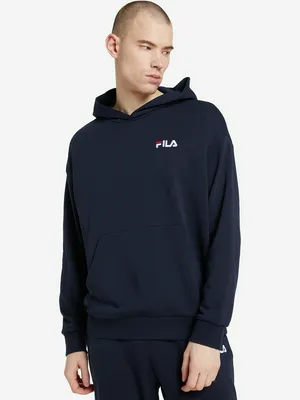 Худи мужское оверсайз FILA, синий, арт. 125557FLA-Z4