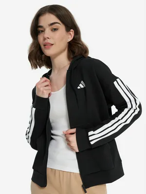 Толстовка женская Adidas 3S, черный, арт. JE1283A01