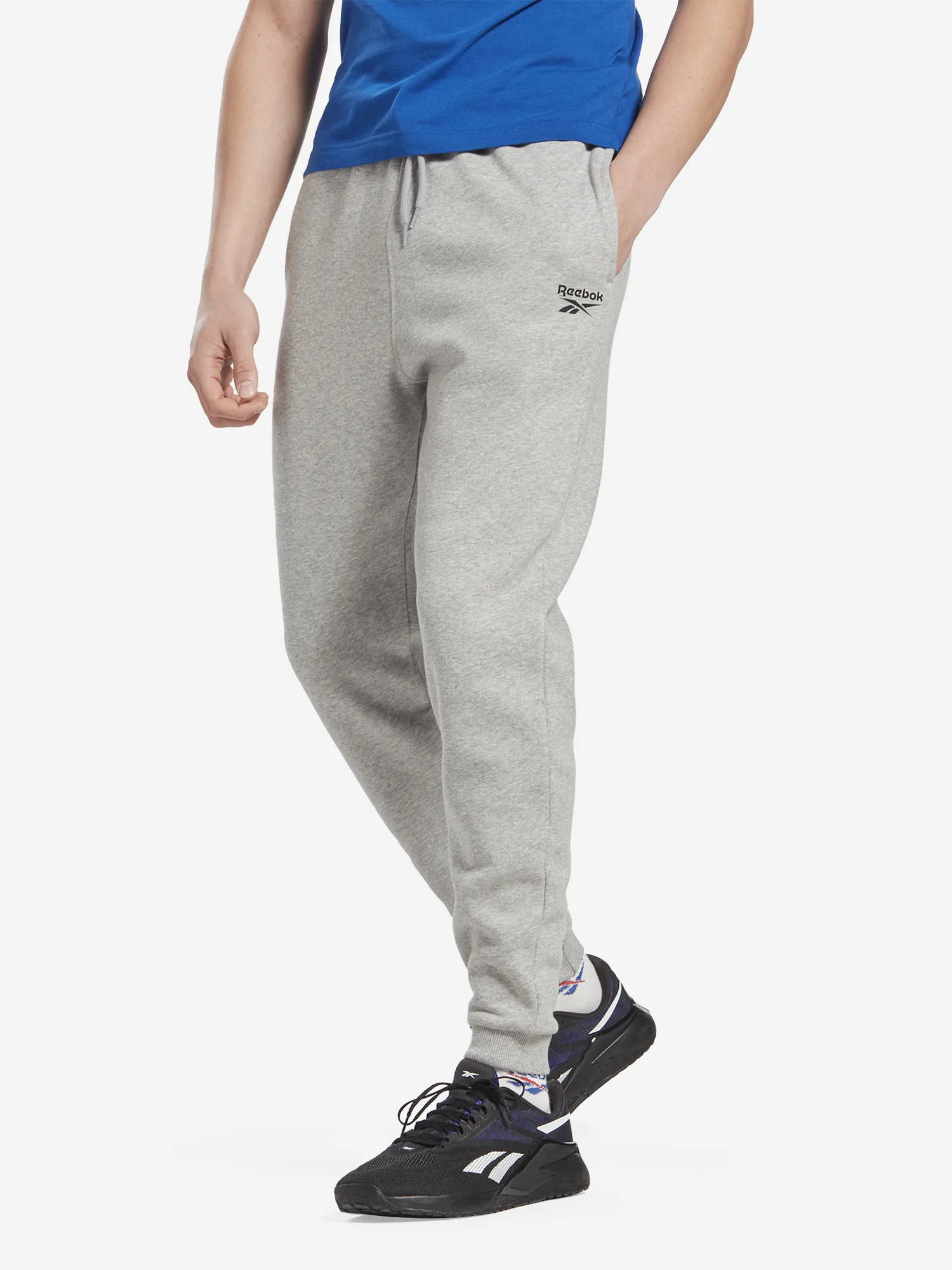 Мужские флисовые брюки Reebok, серый, арт. IA4345R00