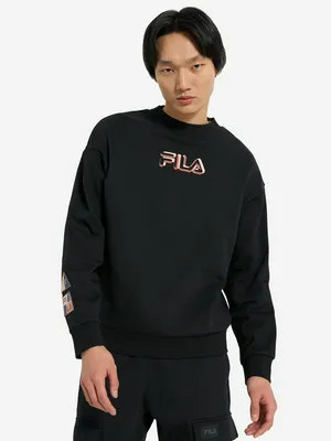 Свитшот оверсайз FILA, черный, арт. 133299FLA-99