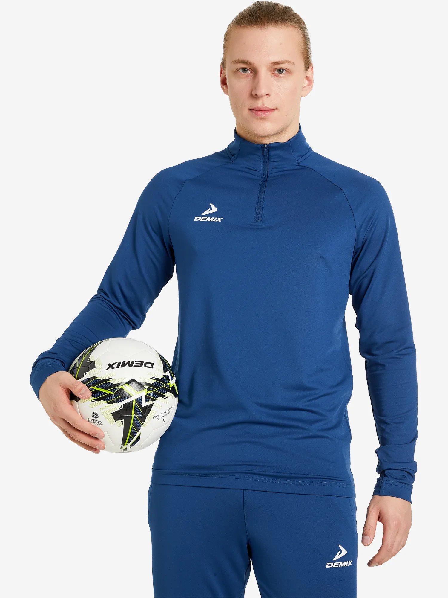 Джемпер футбольный мужской Demix Playmaker, синий, арт. 119465DMX-Z3