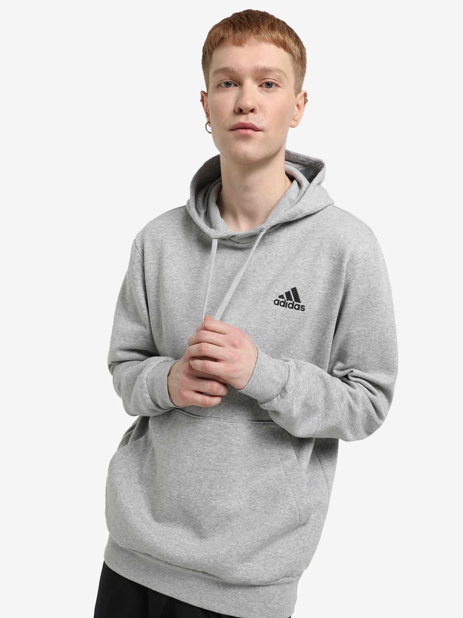 Худи adidas Feelcozy, серый, арт. H12213A01