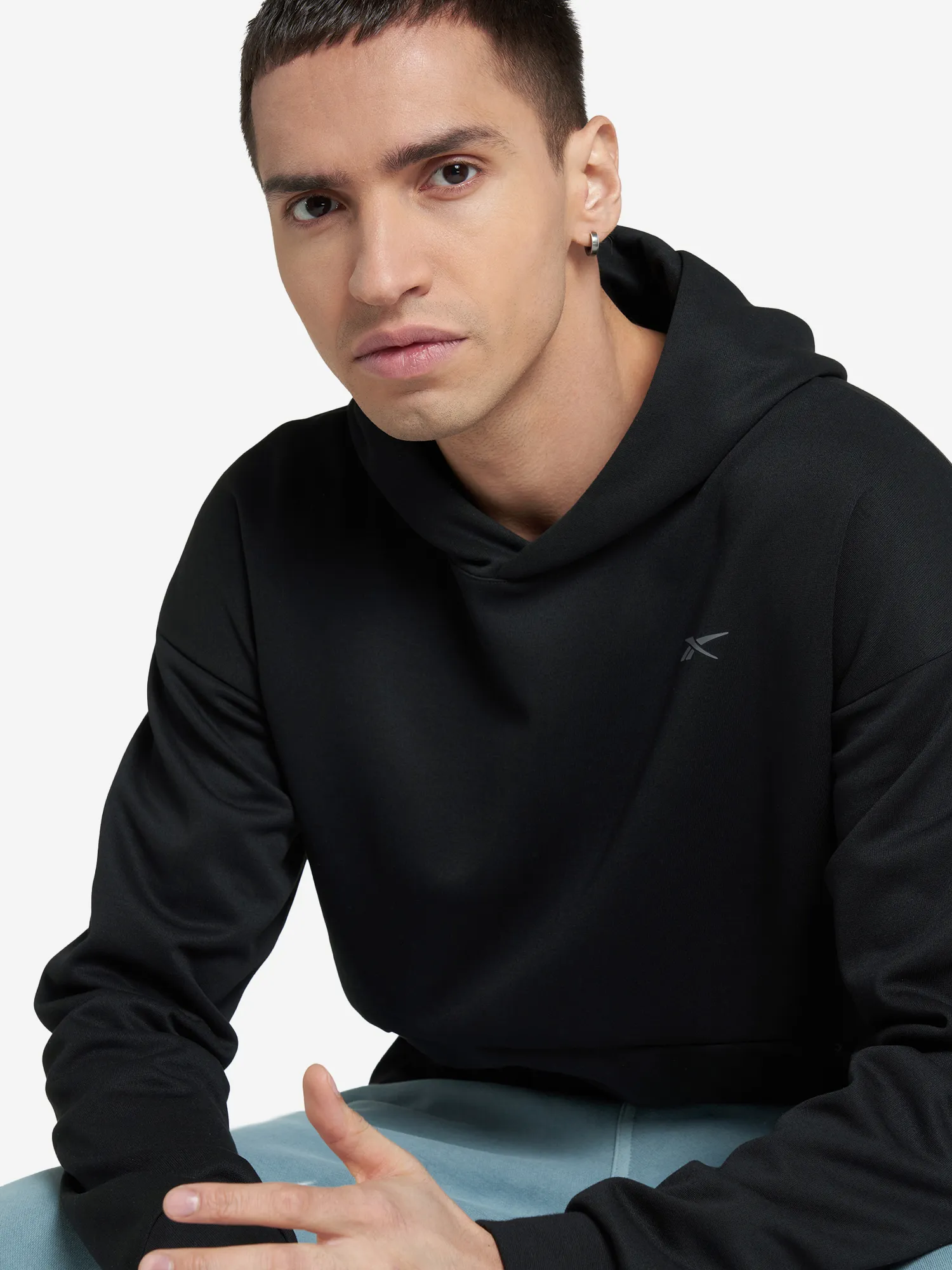 Мужское худи Reebok, черный, арт. 100075764R00