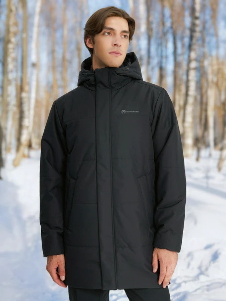 Куртка утепленная мужская Outventure, черный, арт. 129675OUT-99