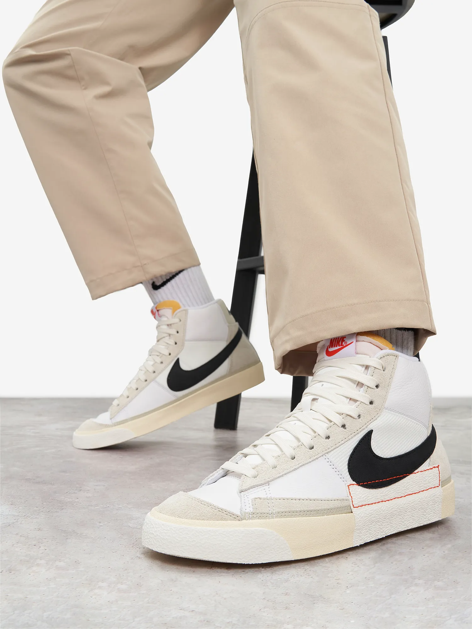 Кеды Nike Blazer Mid Pro Club, бежевый, арт. DQ7673N06-100