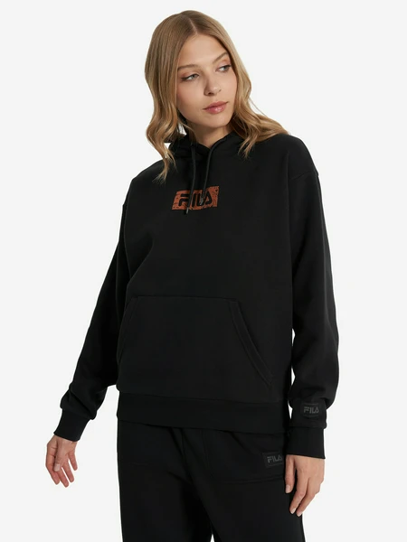 Худи оверсайз FILA, черный, арт. 136768FLA-99