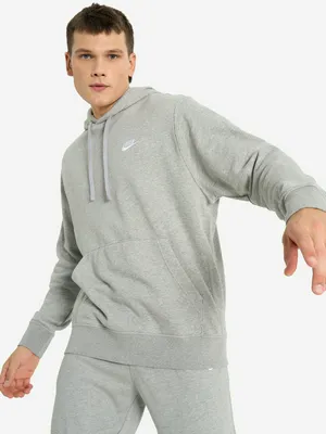 Худи Nike Club Hoodie, серый, арт. CZ7857N06-063