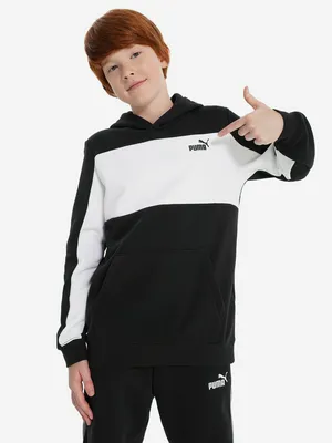 Худи PUMA Ess Block, черный, арт. 690784P0P-01