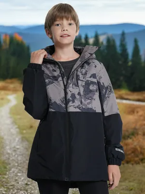 Куртка утепленная для мальчиков Outventure, бежевый, арт. 127770OUT-C1