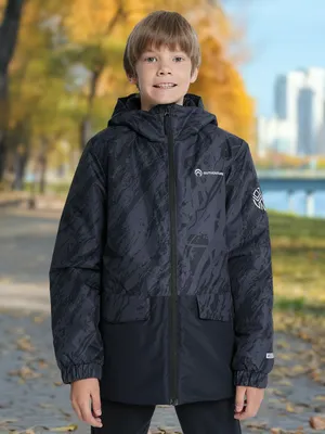 Куртка утепленная для мальчиков Outventure, черный, арт. 124479OUT-B3