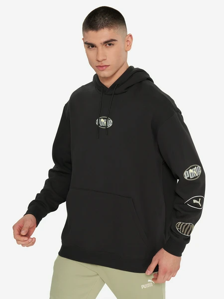 Худи PUMA Ess Logo Lab Execution, черный, арт. 688180P0P-01