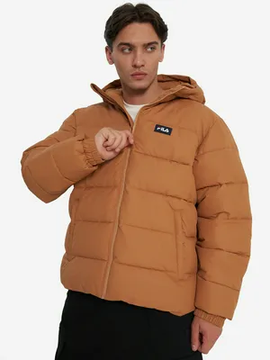 Пуховик мужской FILA, коричневый, арт. 136666FLA-T3