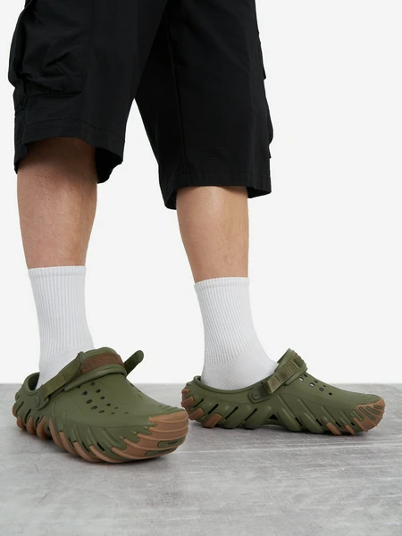 Сабо Crocs Echo Gum, зеленый, арт. 211675C1G-309