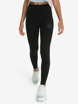 Легинсы PUMA Ess Script, черный, арт. 689254P0P-01