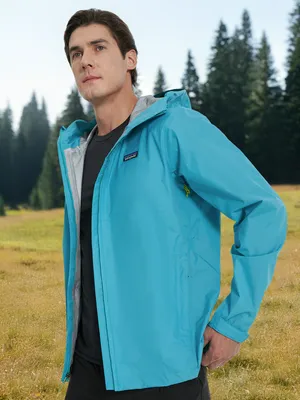 Куртка мембранная мужская Patagonia Torrentshell, голубой, арт. 85241P3A-STLE
