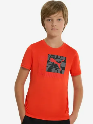 Футболка для мальчиков PUMA Fit, оранжевый, арт. 681913P0P-18