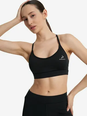 Топ бра спортивный Demix SoftShape Gym, черный, арт. 130142DMX-99
