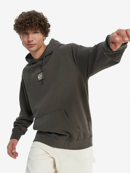Худи мужское Quiksilver Global Heat, серый, арт. EQYFT05080Q02-KRP0
