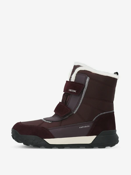 Сапоги утепленные для девочек Geox Trekkyup, красный, арт. J46M7E08V22G14-C7357