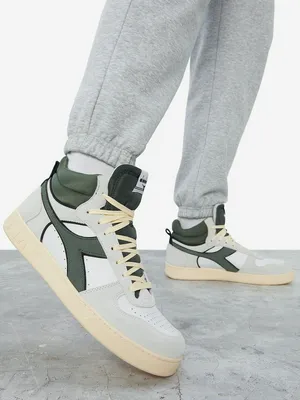 Кеды Diadora Magic Basket Demi Cut Suede Leather, белый, арт. DR501178563D07-C7727