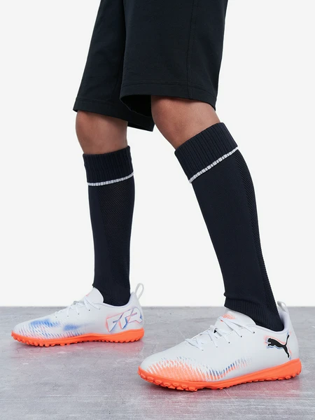 Бутсы PUMA Future 8 Play TT JR, белый, арт. 108626P0P-01