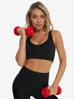 Топ бра спортивный Demix ActiveMove Dance Mesh Bra, черный, арт. 136622DMX-99