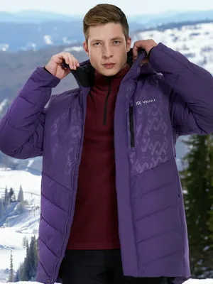 Пуховик мужской Volkl, фиолетовый, арт. 131394VLKL-P4