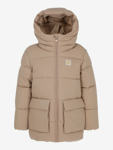 Пуховик для девочек FILA, бежевый, арт. 131258FLA-T1