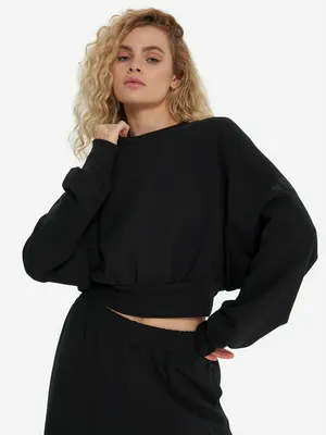 Свитшот женский Adidas, черный, арт. JM3836A01