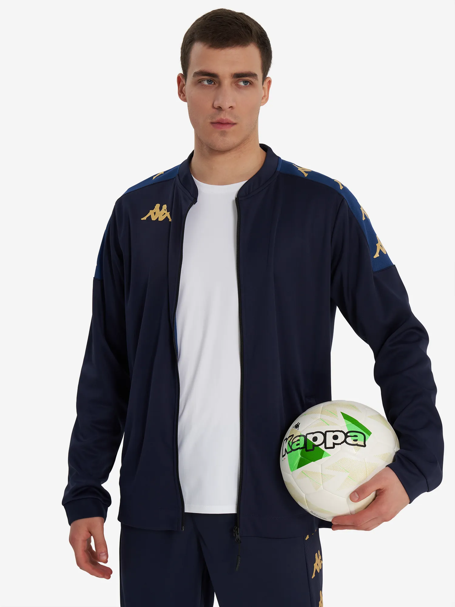 Толстовка Kappa Giullio, синий, арт. 361F2HWKAP-A04