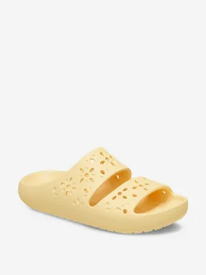 Шлепанцы Crocs Classic Floral Cut Out, желтый, арт. 210966C1G-78Z