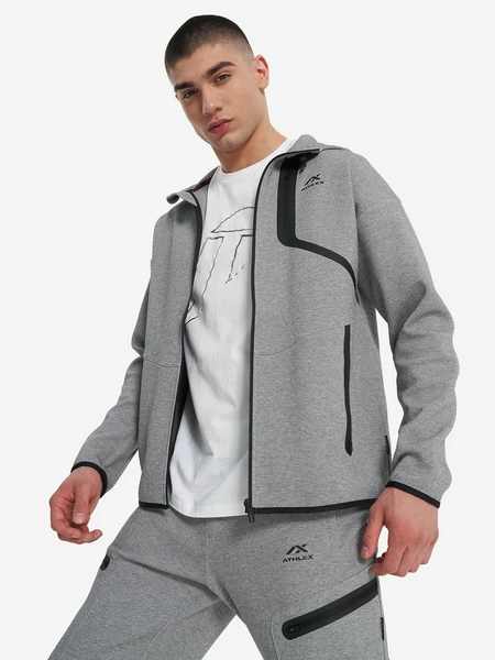 Толстовка мужская Athlex, серый, арт. 136778A31-2A