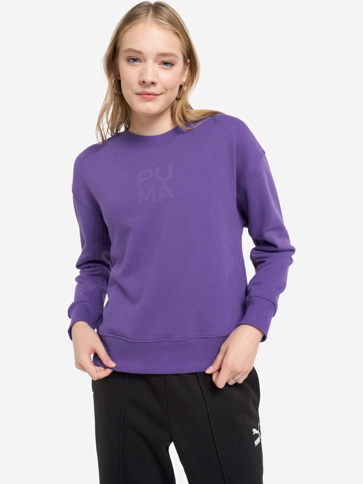 Свитшот женский PUMA, фиолетовый, арт. 621672P0P-18