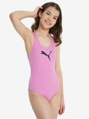 Купальник для девочек PUMA Swim, розовый, арт. 938137P0P-03