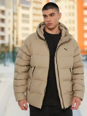 Пуховик PUMA Mono, коричневый, арт. 688367P0P-55