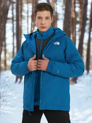 Куртка The North Face Quest Insulated утепленная, голубой, арт. NF00C302DXB1T1K