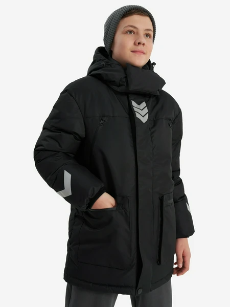 Пуховик для мальчиков Oldos, черный, арт. AWO25JKB118O1K-BLACK