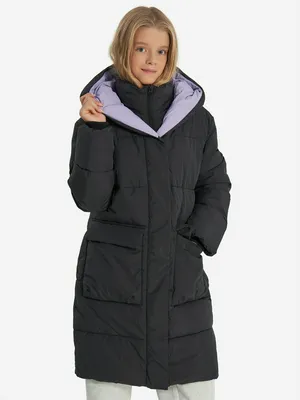 Пальто утепленное для девочек Oldos, черный, арт. AWO25JKG114O1K-BLACK